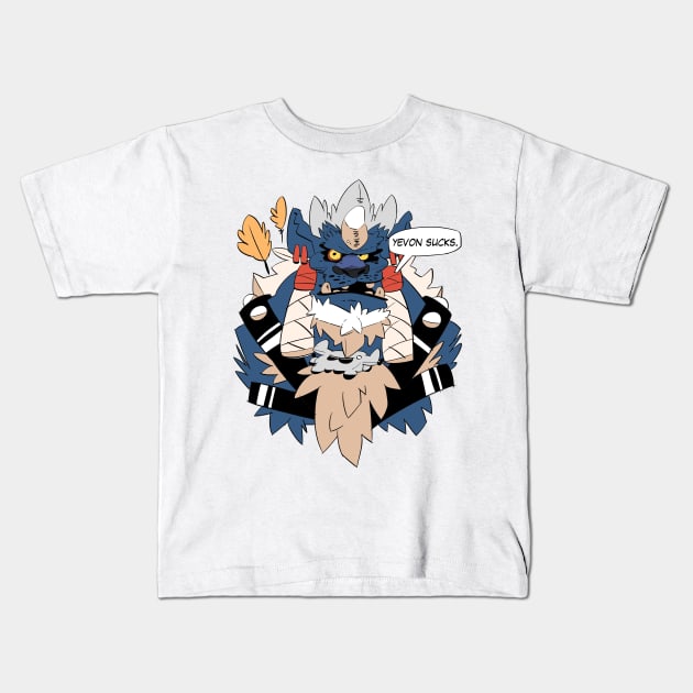 Sacastic Kimahri 1 Kids T-Shirt by galgard000